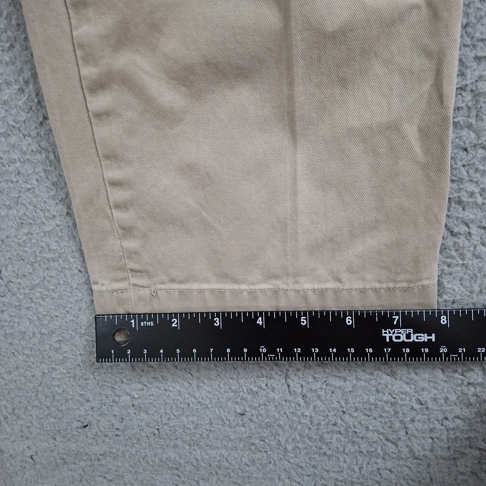 Polo Ralph Lauren Mens 36X32 Tan Slim Fit Flat Front Chino Pants 36X31 Beige
